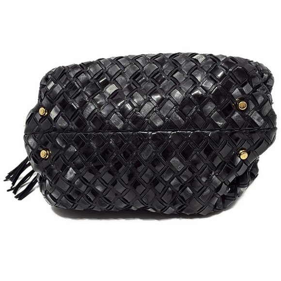 Auth BALLY - Black Leather Patent Leather (Synthetic Leather) Handbag - Picture 6 of 14